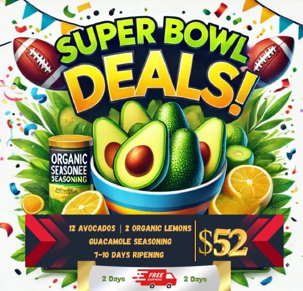 12 - Super Bowl Avocado Box